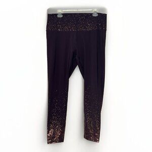 Z By Zobha Shine Legging Sz XXL Sheer Proof Coverage Yoga MSRP $89